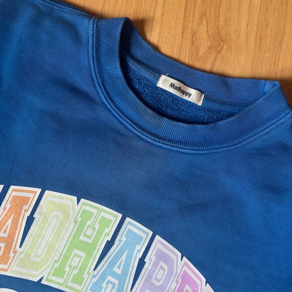 Madhappy royal blue Local Optimist sweatshirt - Picture 3 of 3